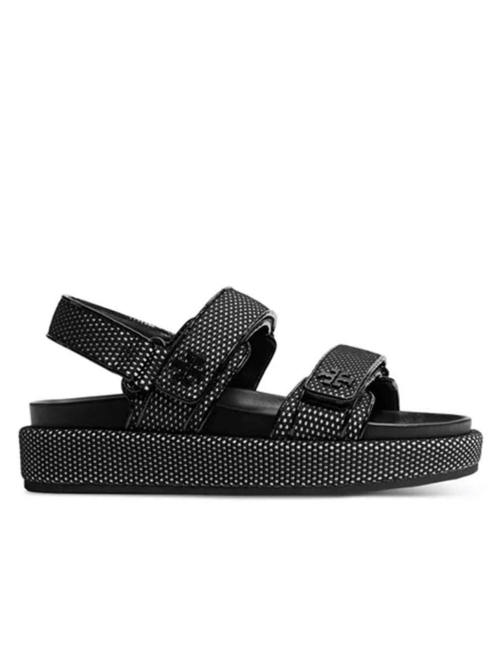 Tory Burch Kira Sport Sandals in Black/Ivory